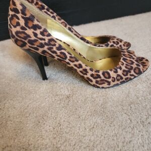 Guess Leopard Print Heels